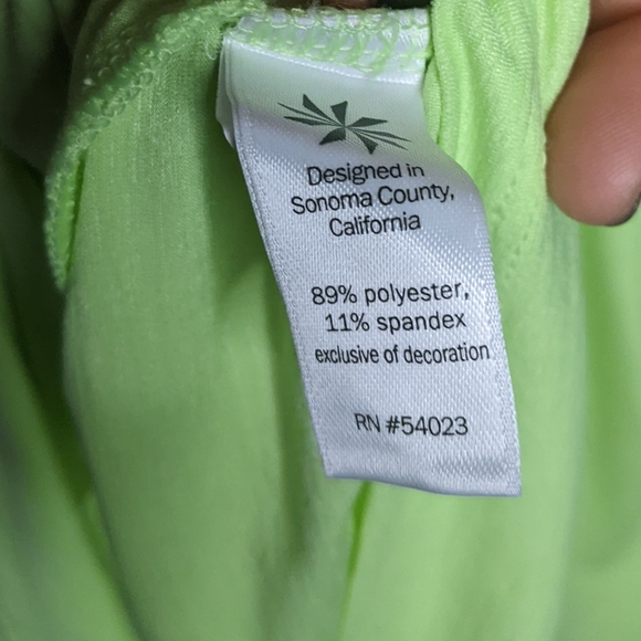 Athleta Chartreuse Tank Top - Picture 6 of 8